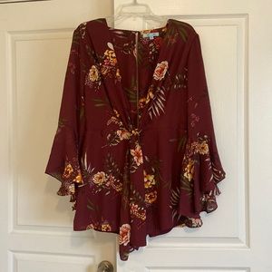 Bell Sleeve Romper